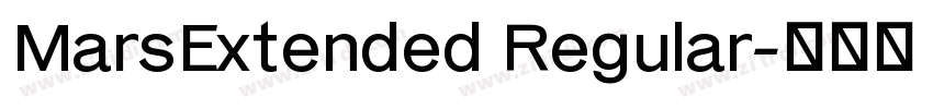 MarsExtended Regular字体转换